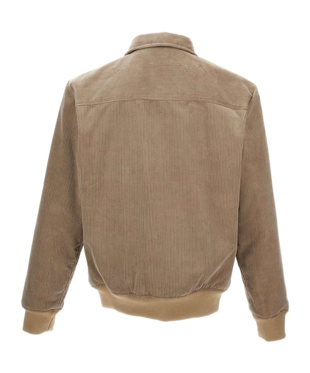 Corduroy Zip-Fastening Jacket