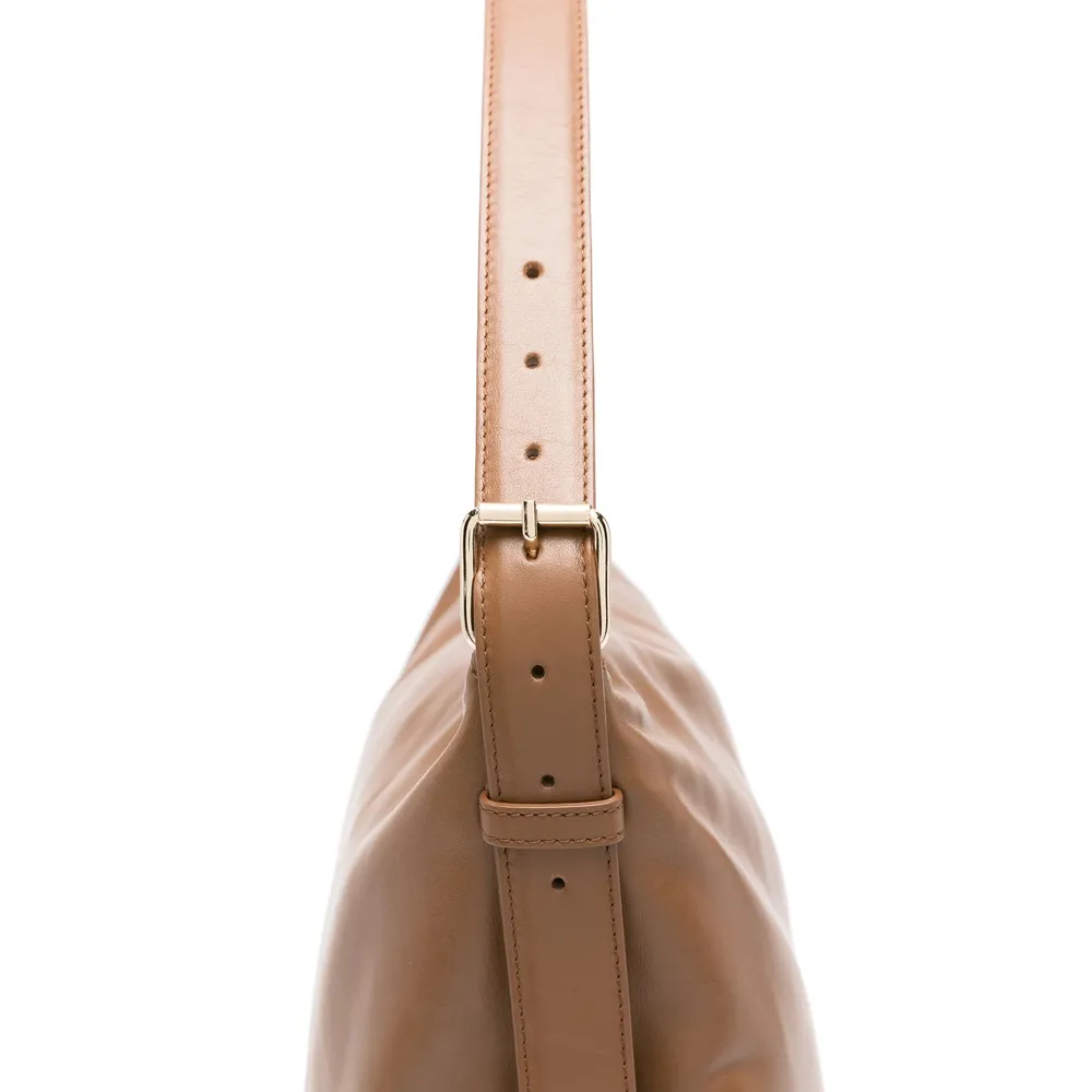 Logo Printed Zipped Tote Bag
