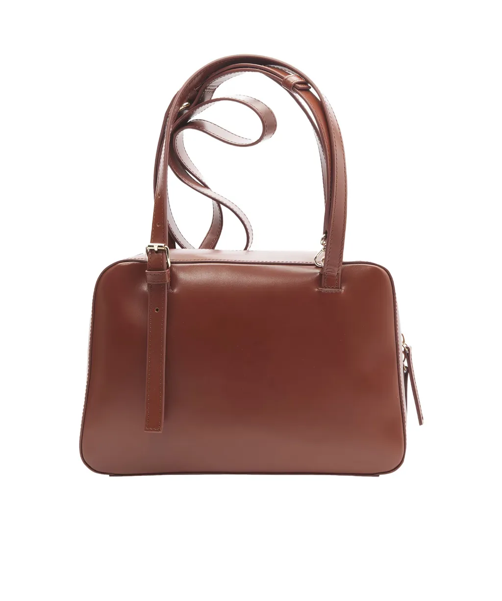 Virginie Logo Printed Crossbody Bag