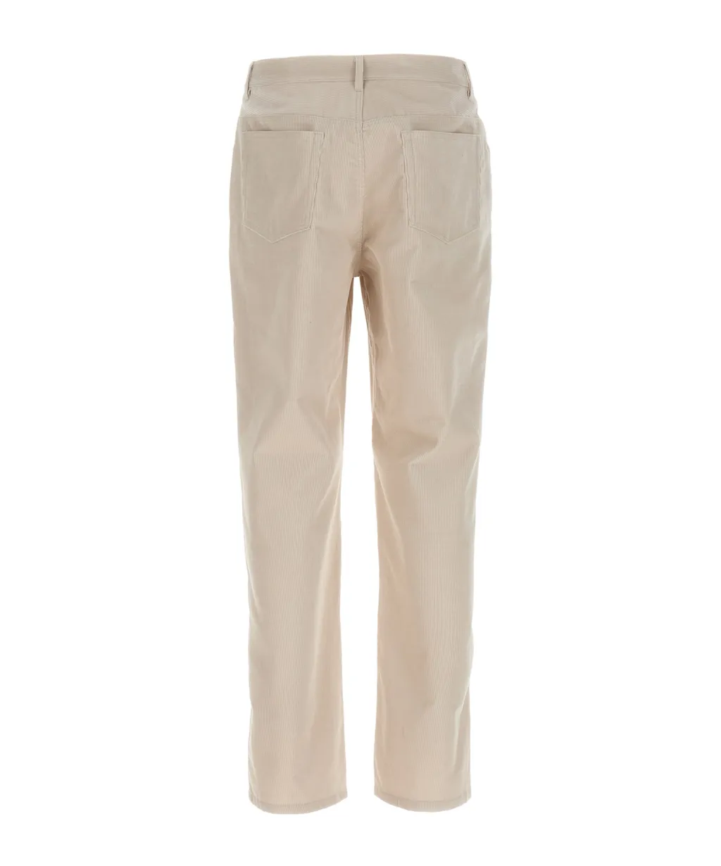 Straight-Leg Corduroy Pants