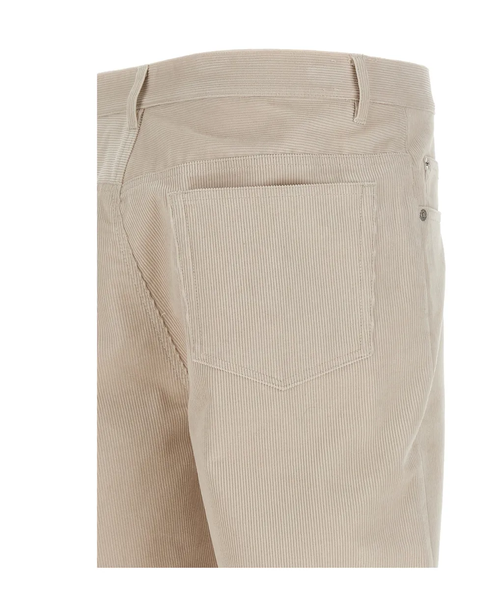 Straight-Leg Corduroy Pants