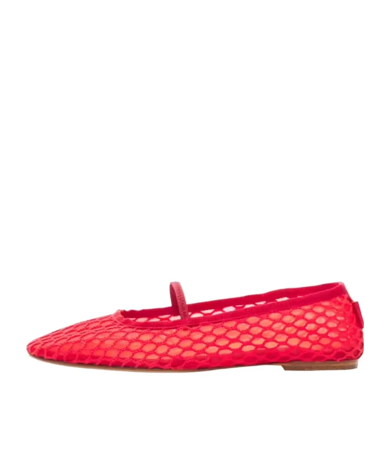 Swan Round Toe Ballerinas