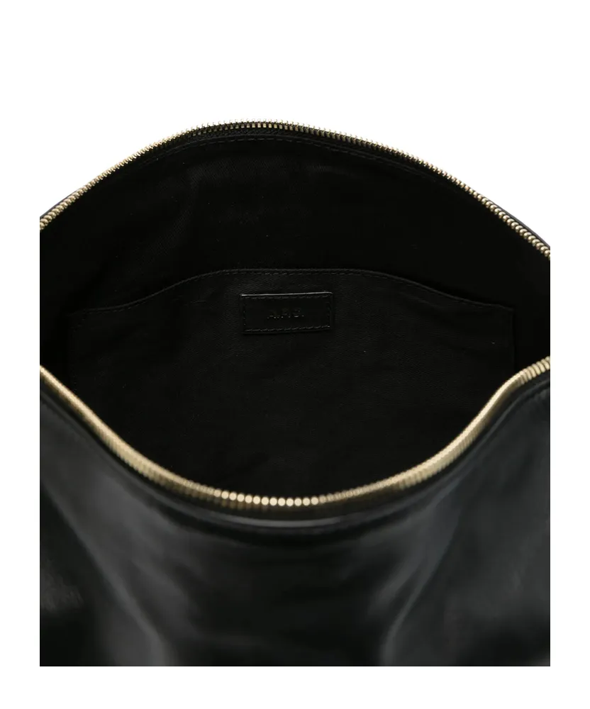 Logo Printed Zipped Tote Bag