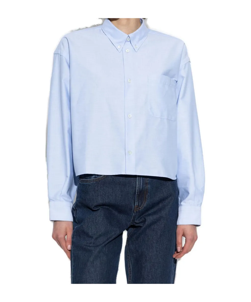 Long-Sleeved Button-Up Shirt