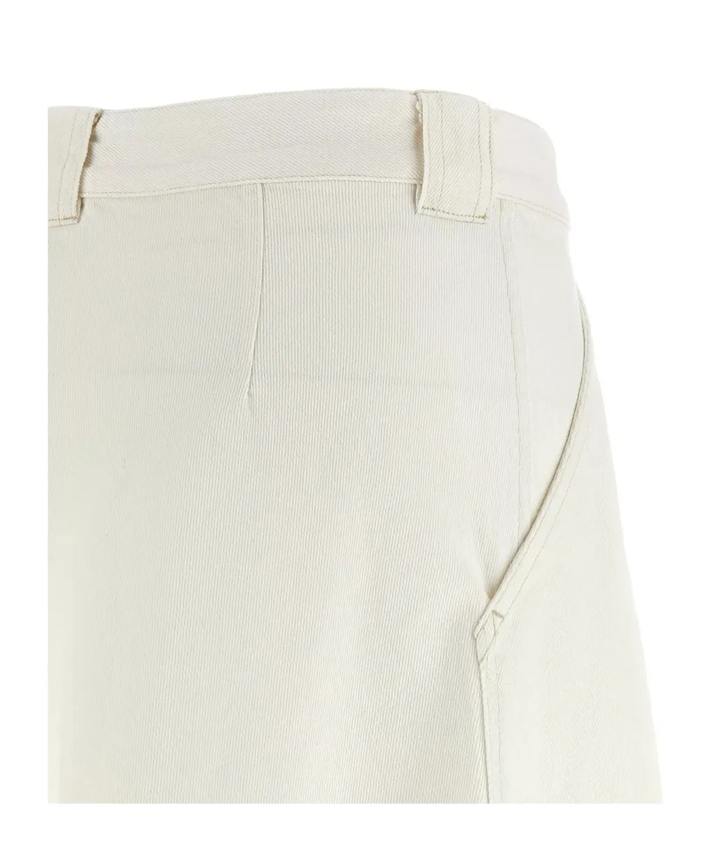 Laurie A-Line Midi Denim Skirt