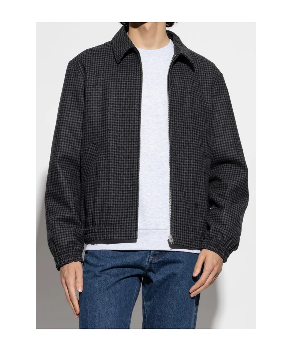 Checked Zipped Jacket