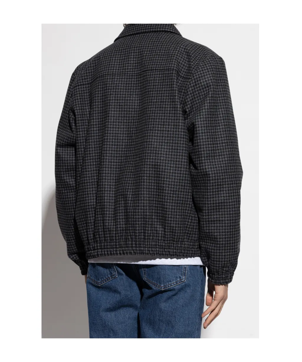 Checked Zipped Jacket