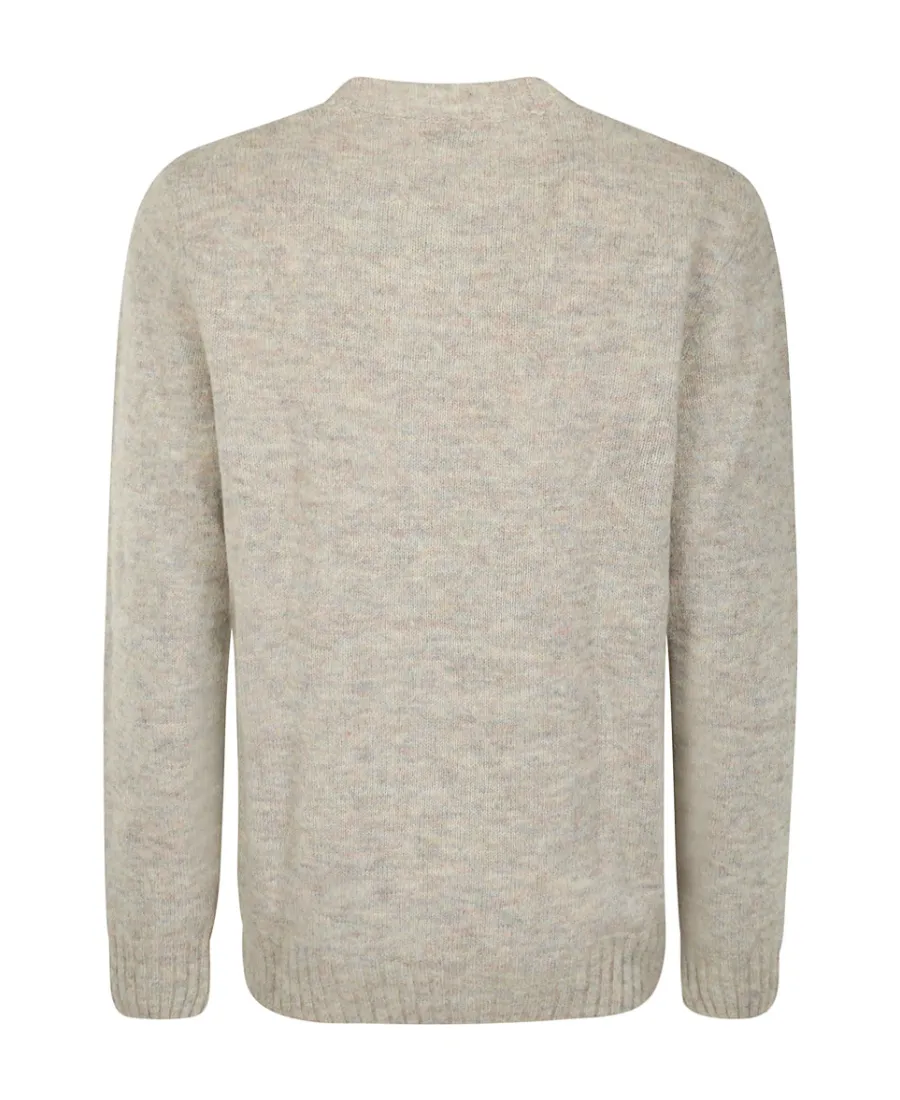 Crew-Neck Wool-Blend Jumper