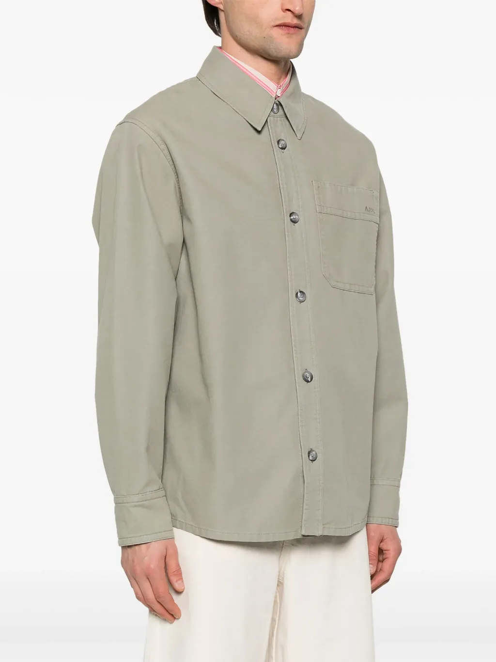 Basile Logo Embroidered Shirt