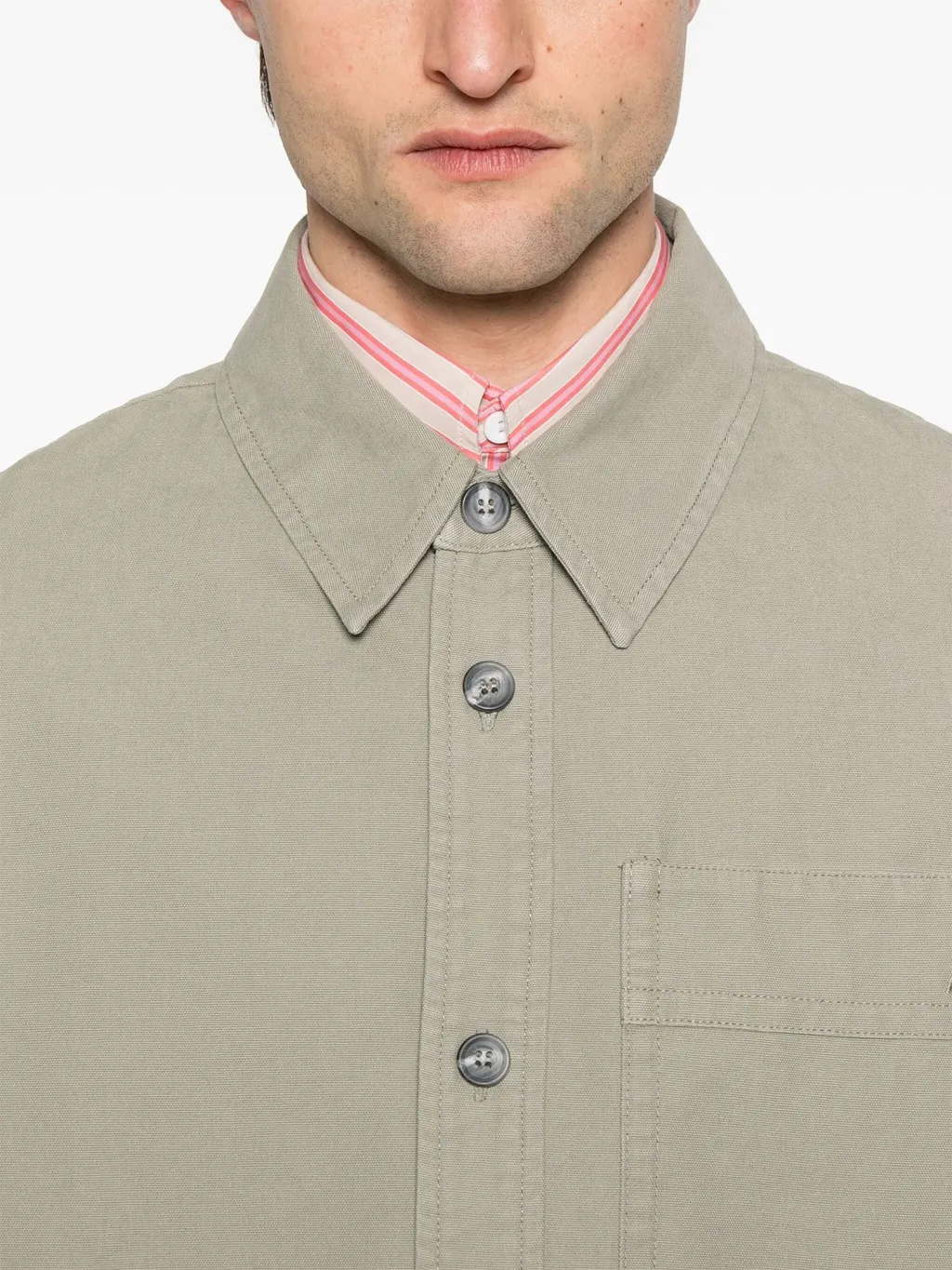 Basile Logo Embroidered Shirt