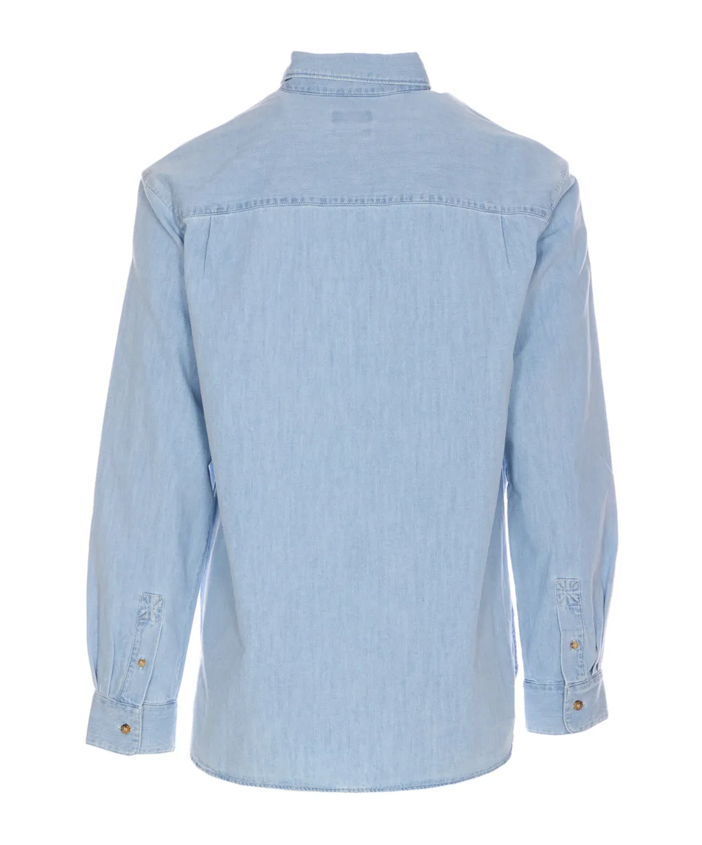 Button-Up Denim Shirt