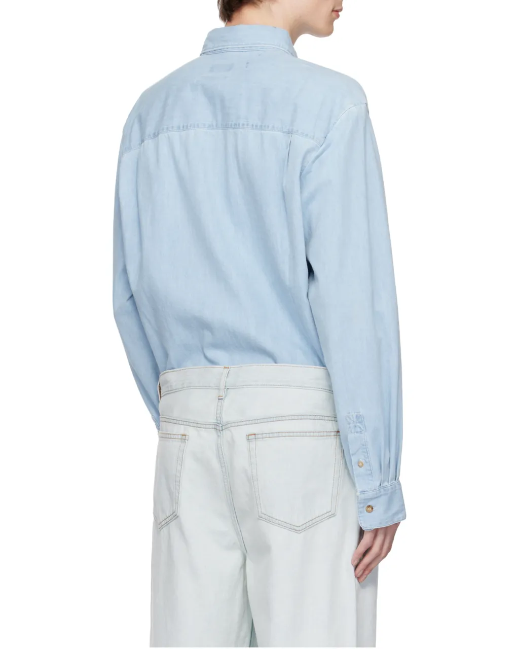 Button-Up Denim Shirt