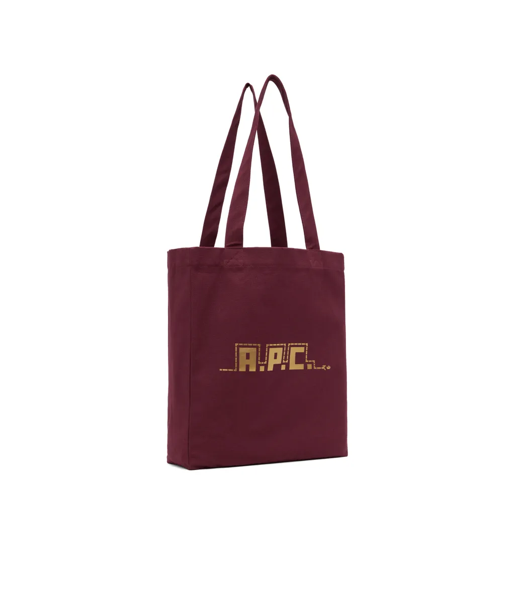 Lettering Detail Shoulder Bag