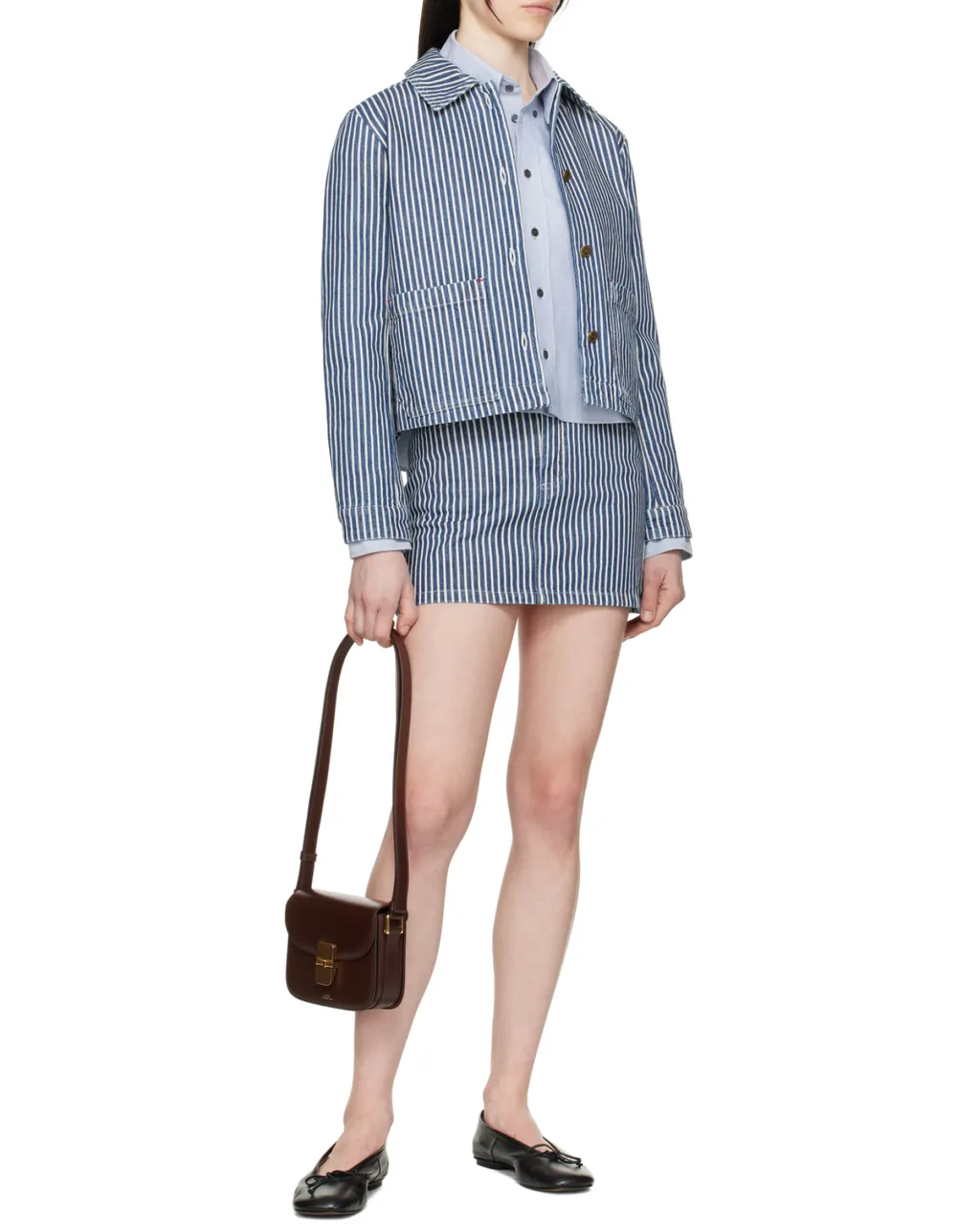 Elga Striped Mini Skirt