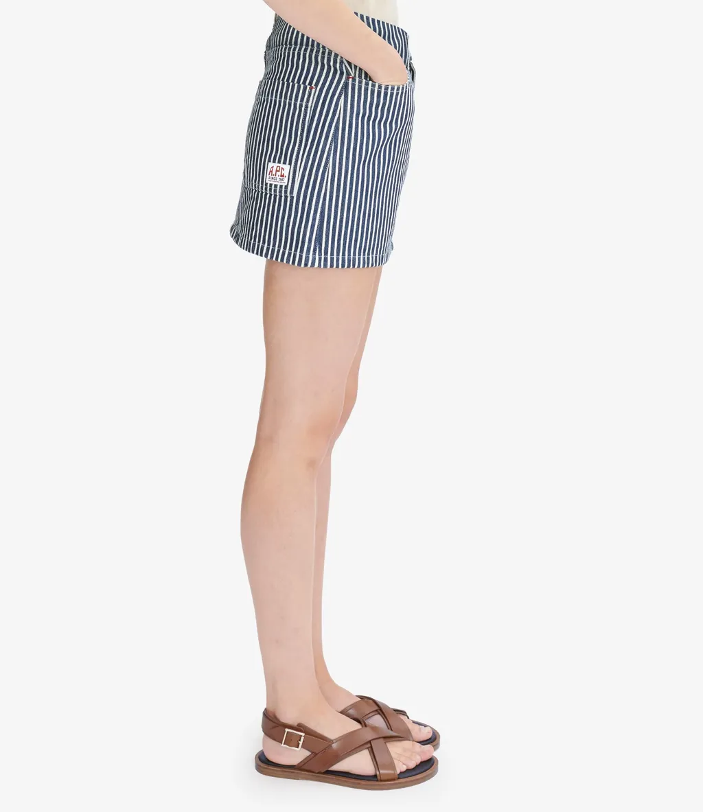 Elga Striped Mini Skirt
