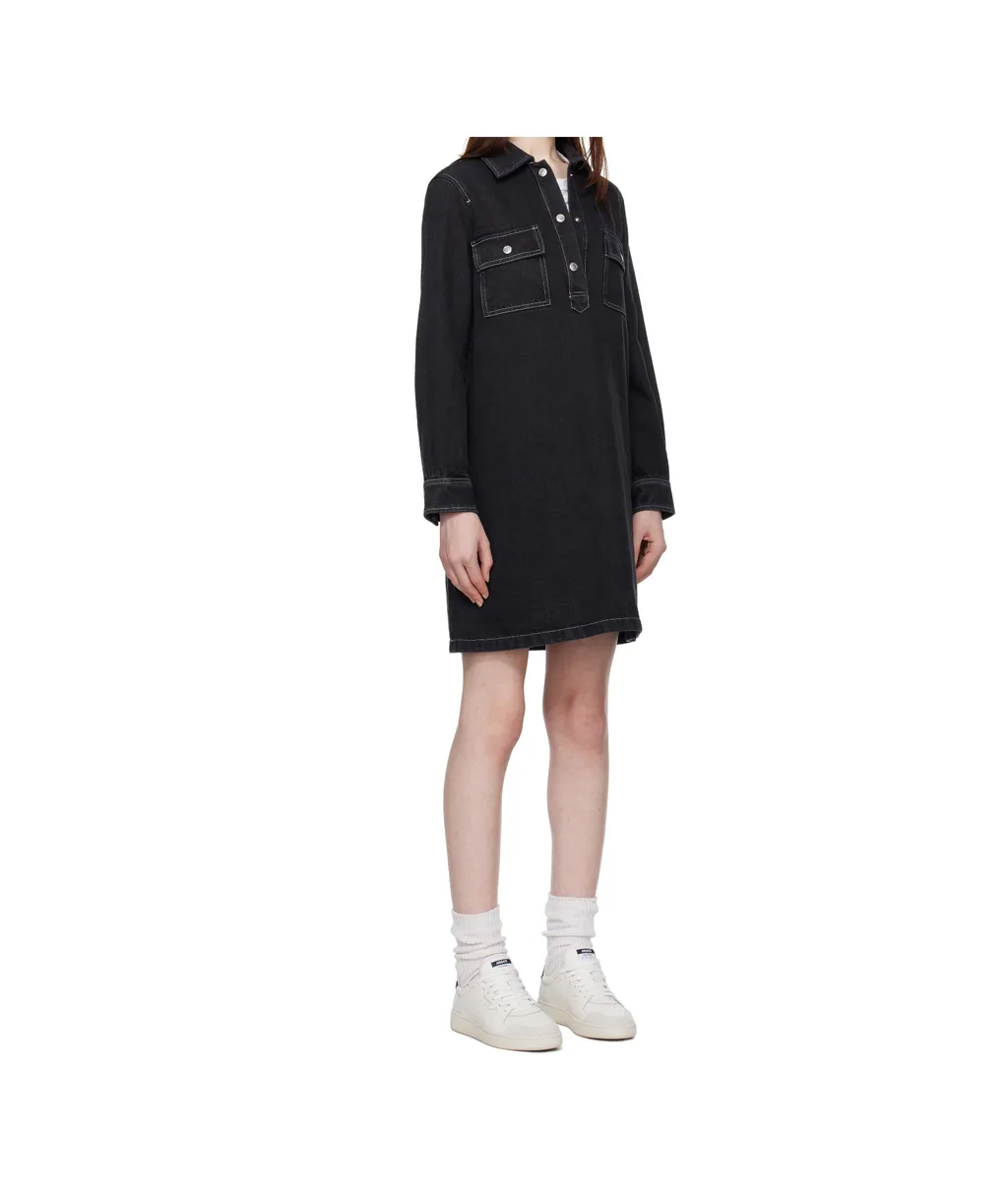 Long Sleeve Denim Dress