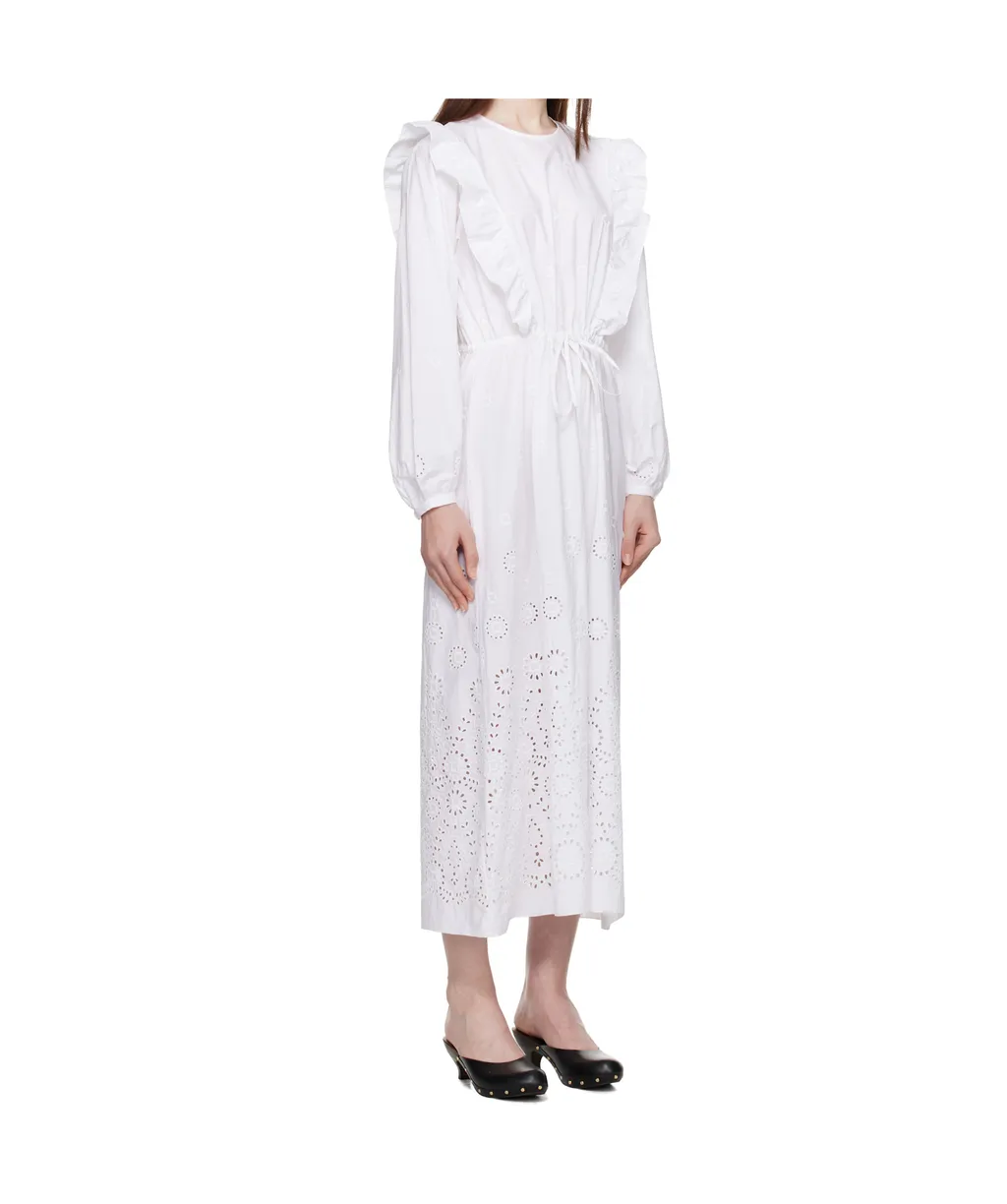 Ginger Ruffle Midi Dress