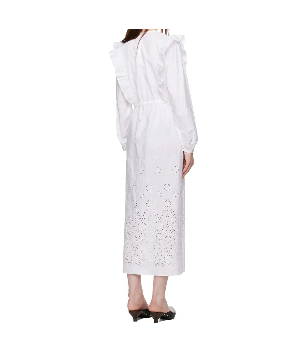 Ginger Ruffle Midi Dress
