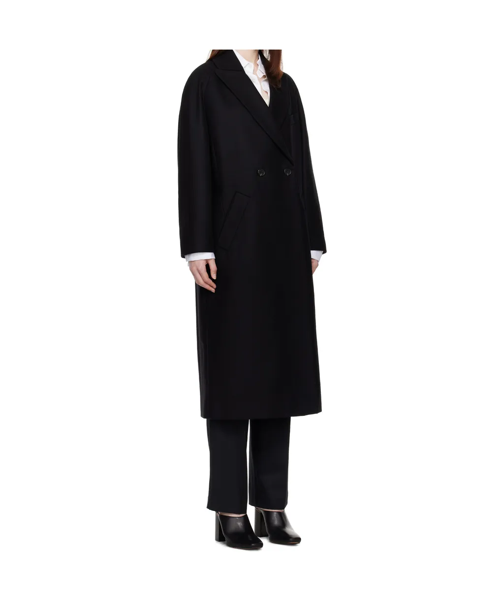 Double-Breasted Wool Coat