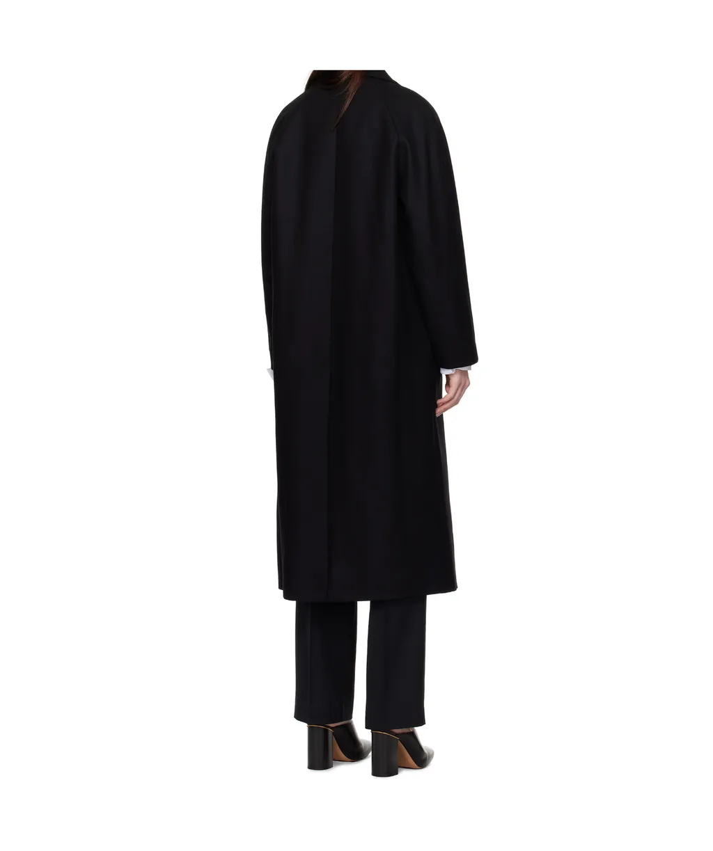 Double-Breasted Wool Coat