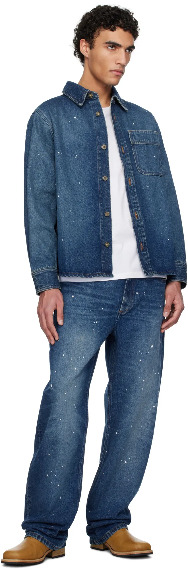 Relaxed Fit Twill Jeans