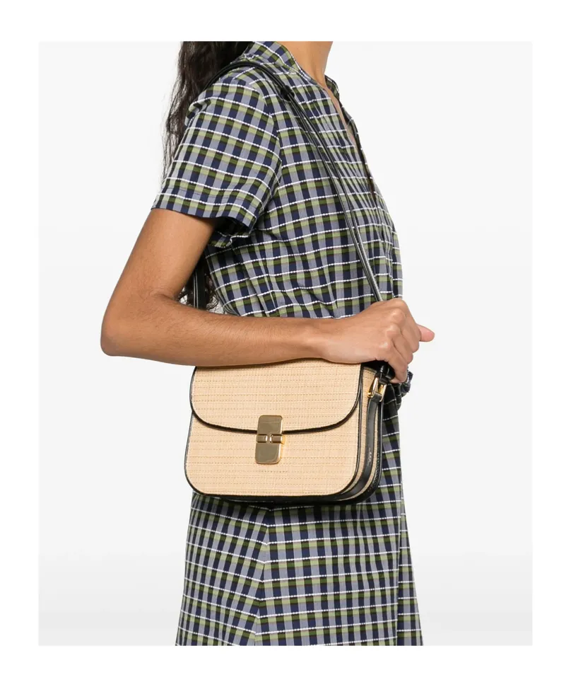 Grace Clasp Fastened Small Shoulder Bag