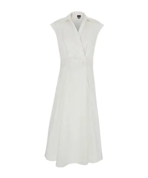Pleated Sleeveless Dress