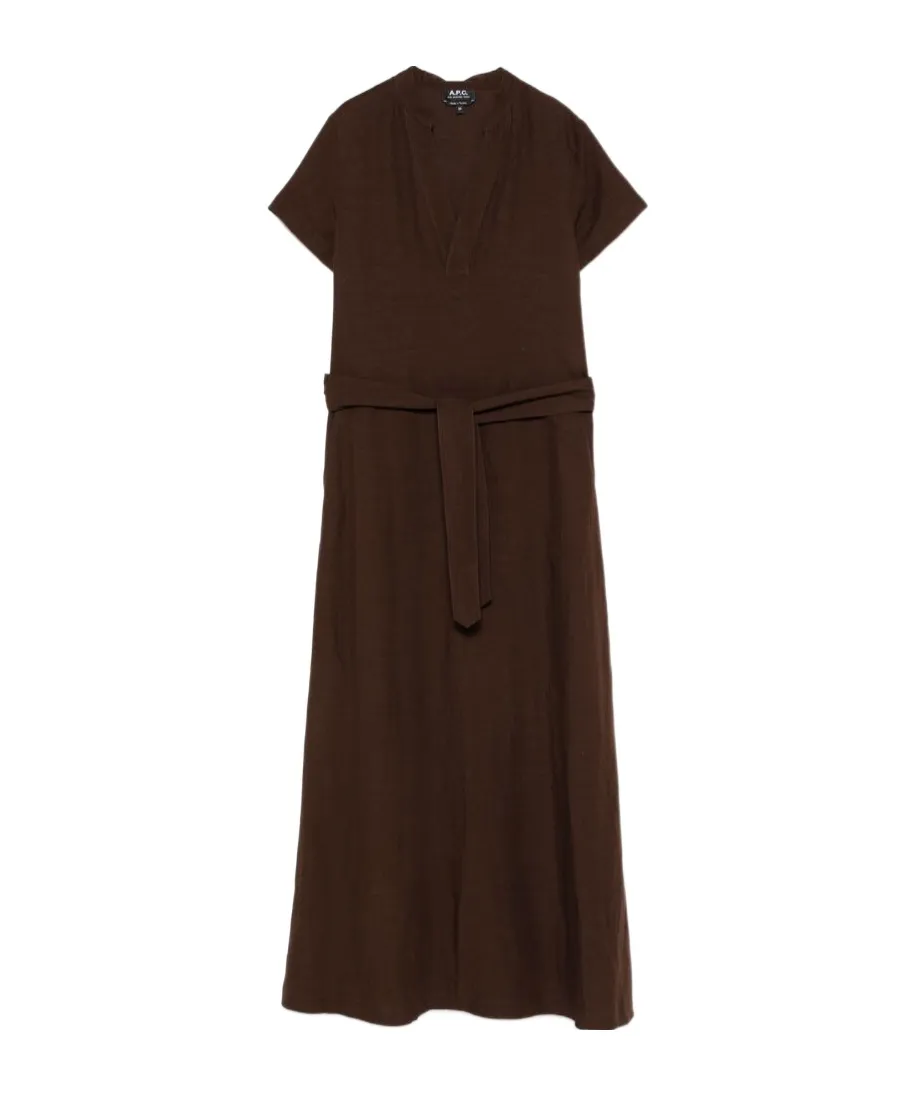 Annelie V-Neck Midi Dress