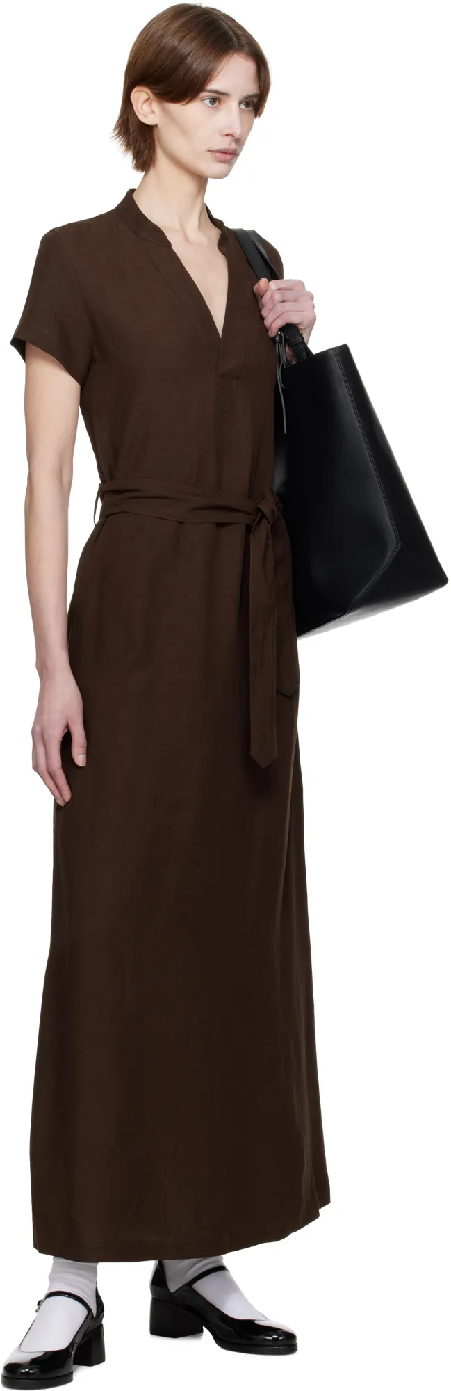 Annelie V-Neck Midi Dress