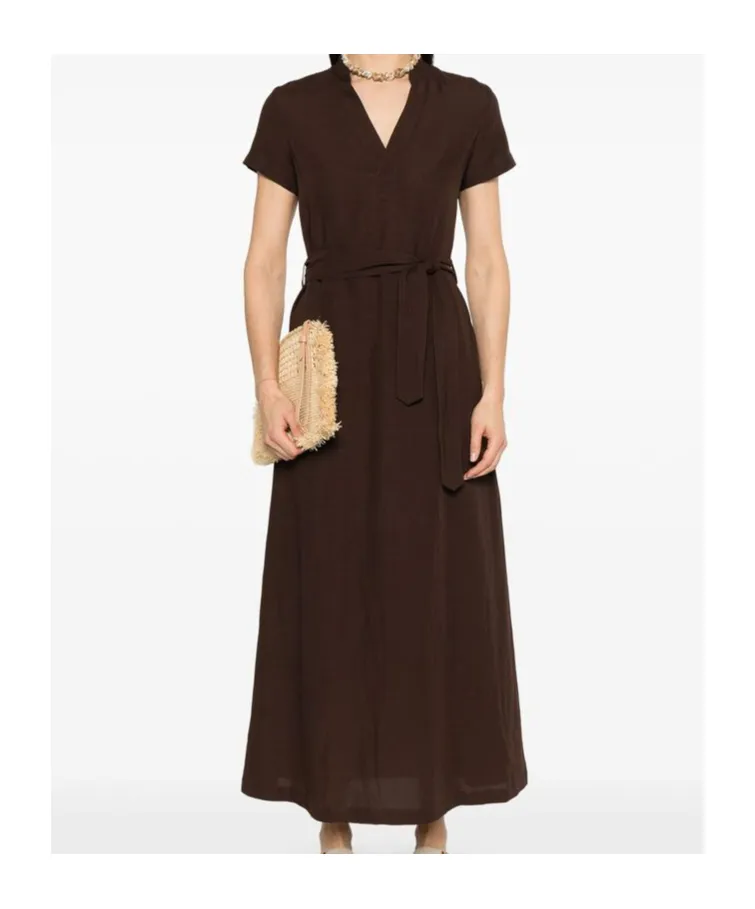 Annelie V-Neck Midi Dress