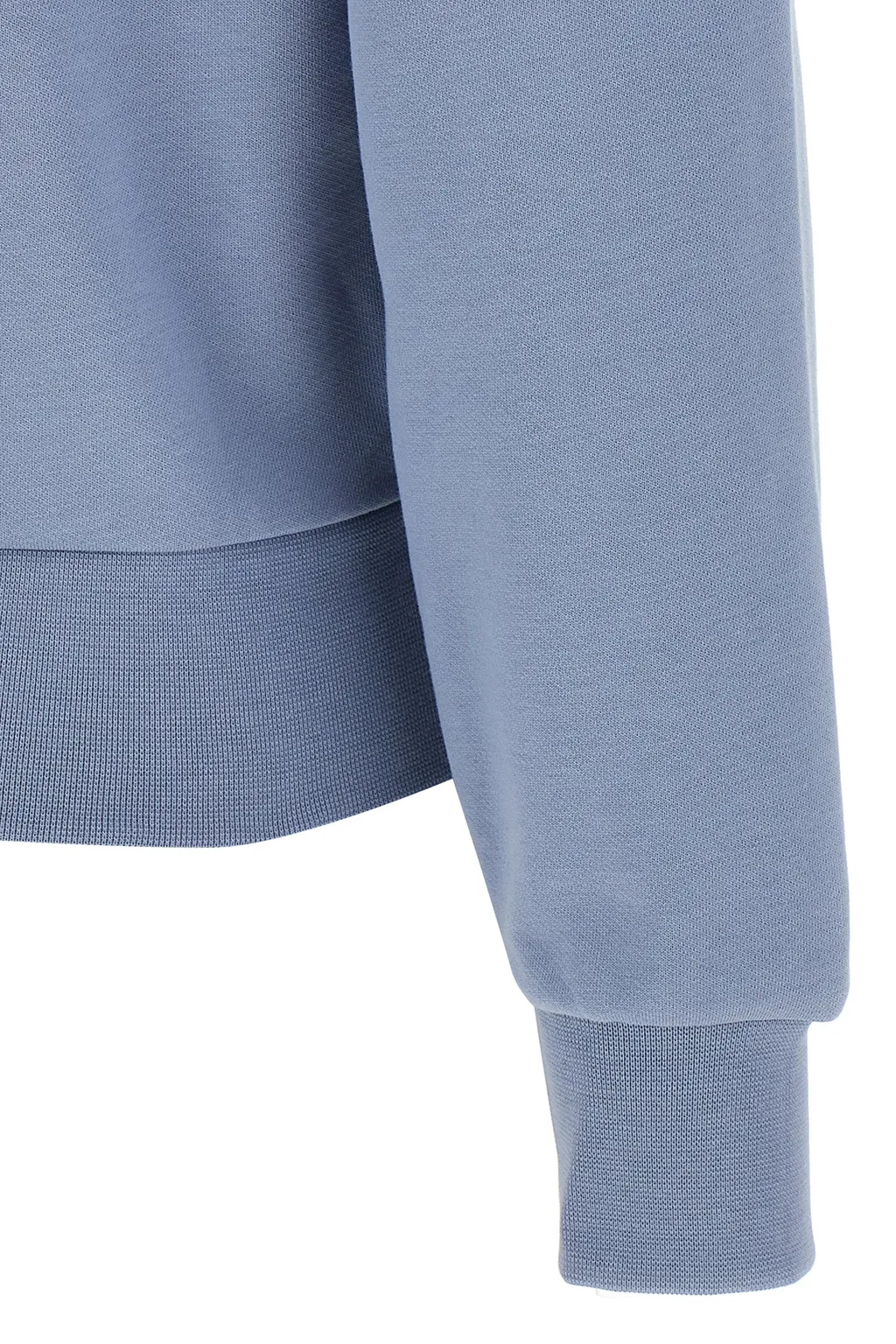 Logo Flocked Boxy Fit Sweatshirt