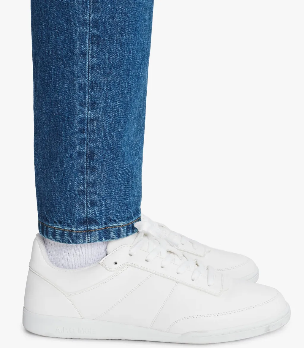 Round-Toe Lace-Up Sneakers