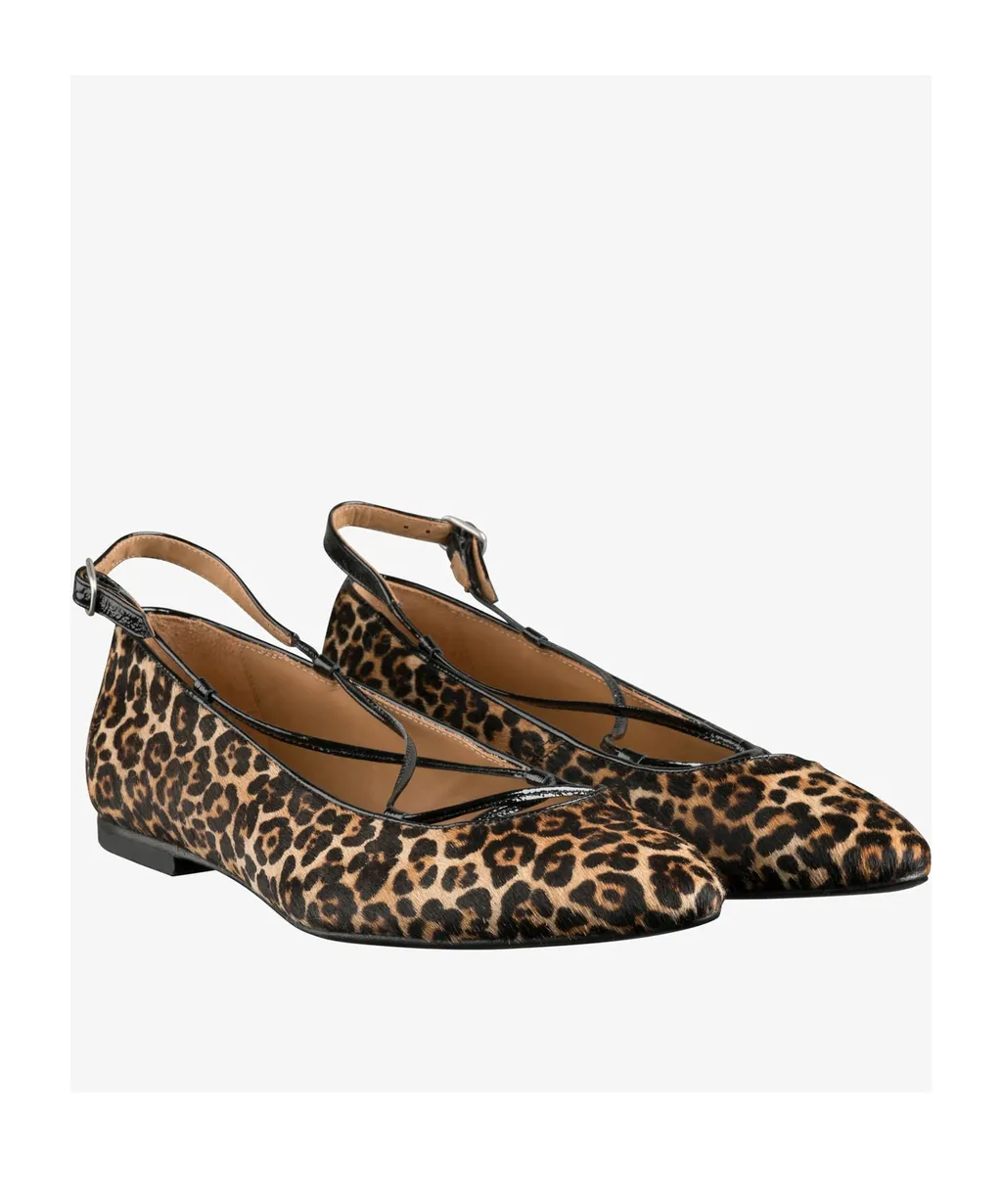 Katie Ballet Flats Leopard Print