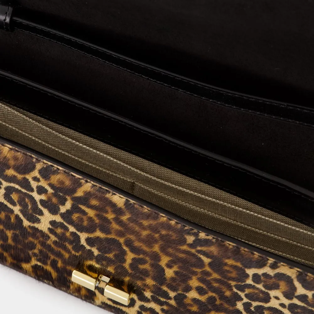 Grace Leopard Printed Clutch Bag