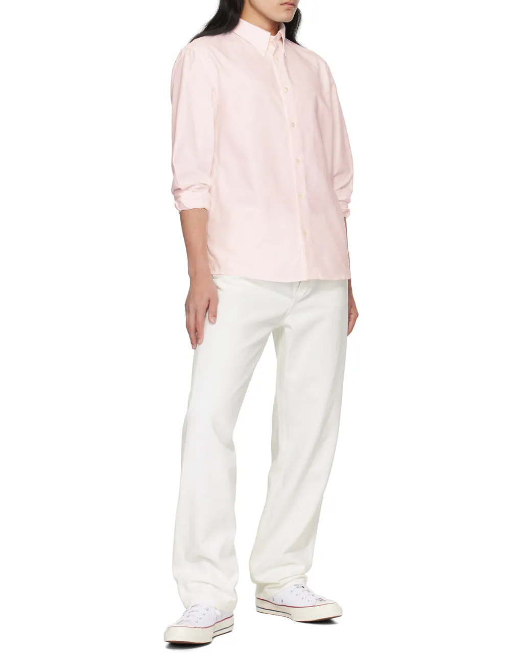 Buttoned Long-Sleeved Shirt