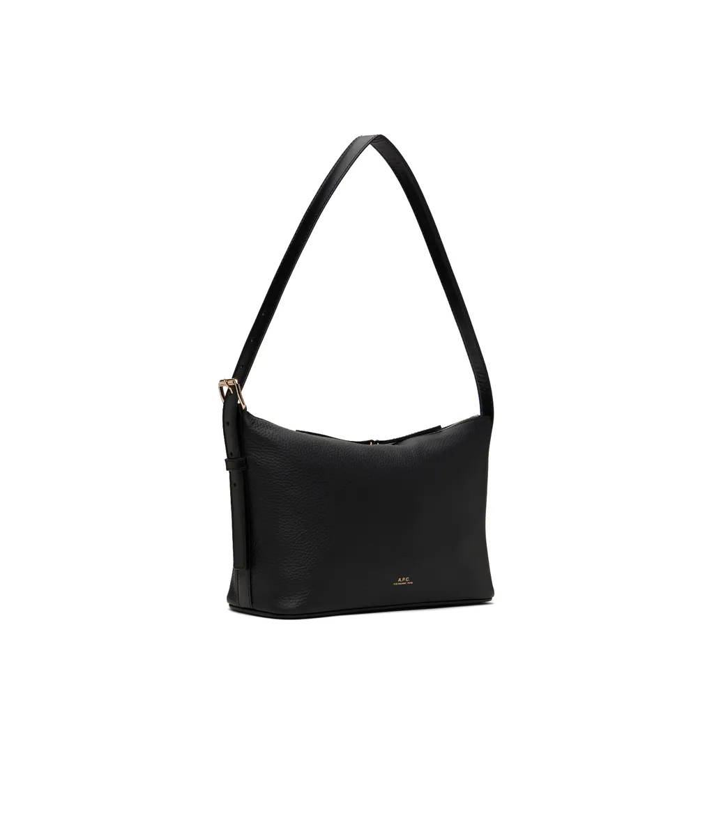 Vera Logo Embossed Shoulder Bag
