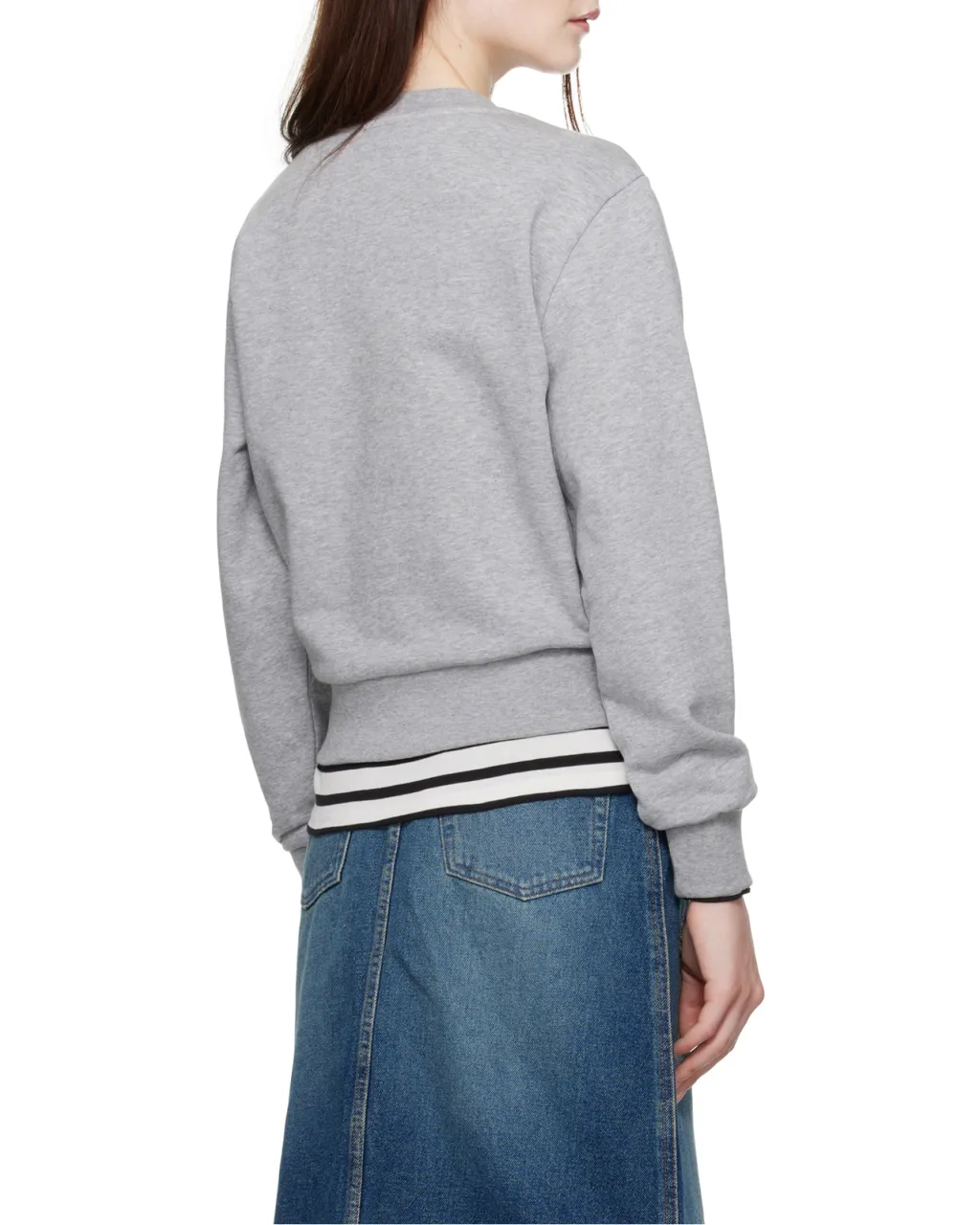 Rue Madame Logo Embroidered Crewneck Sweatshirt