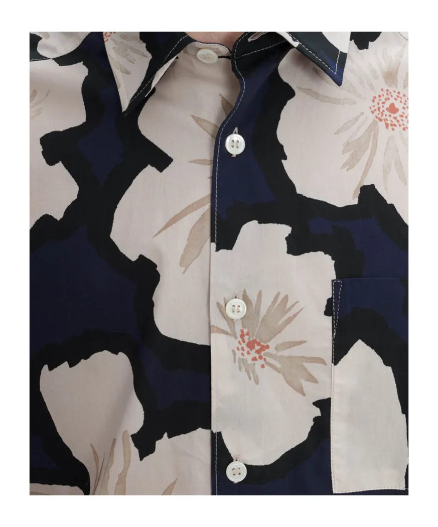 Floral-Print Shirt