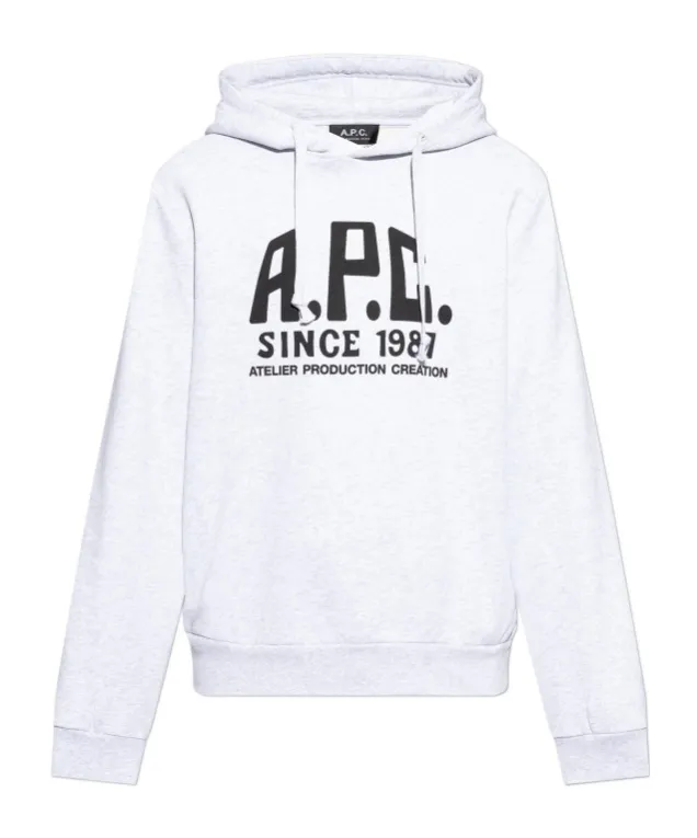 Logo Printed Drawstring Hoodie