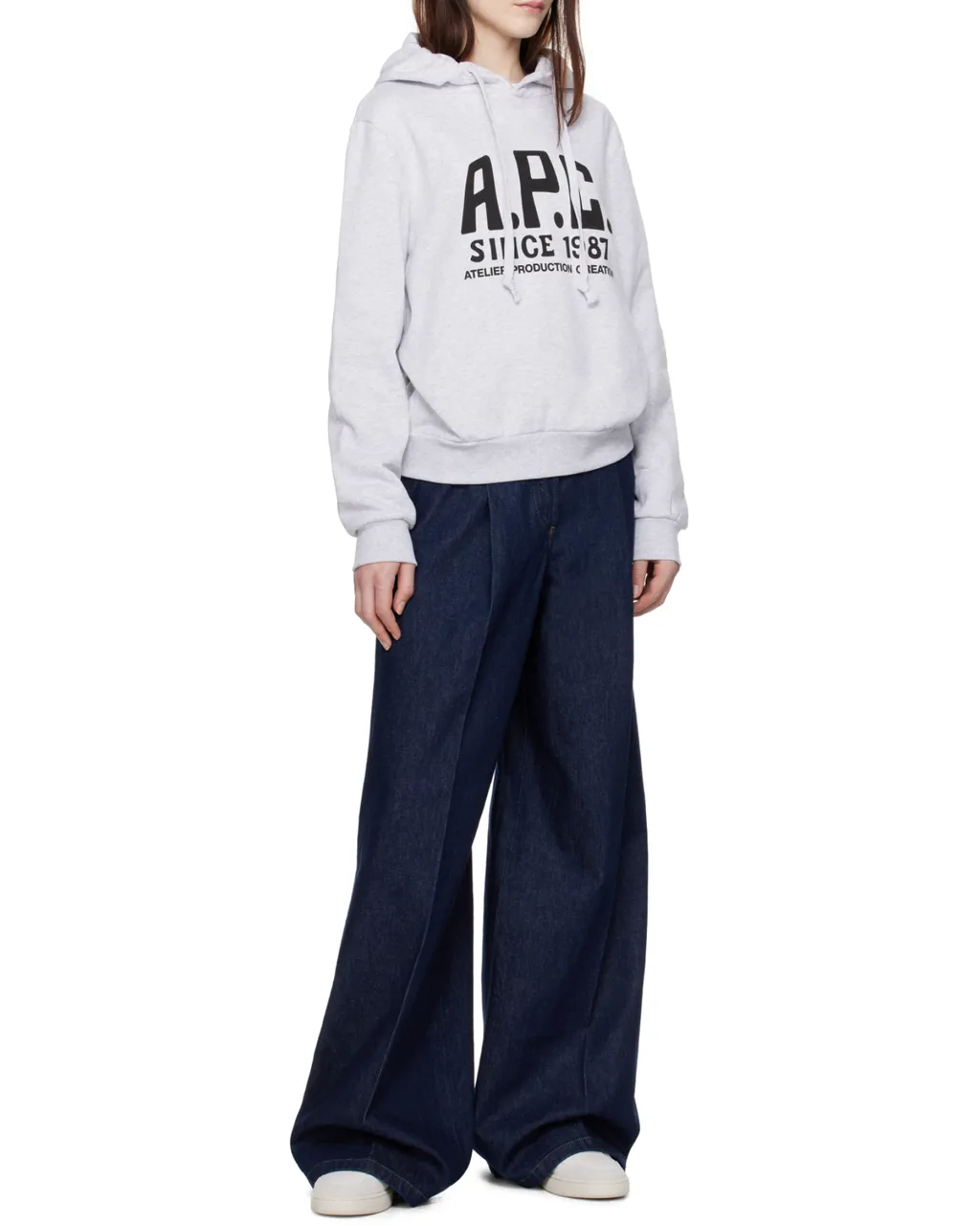 Logo Printed Drawstring Hoodie