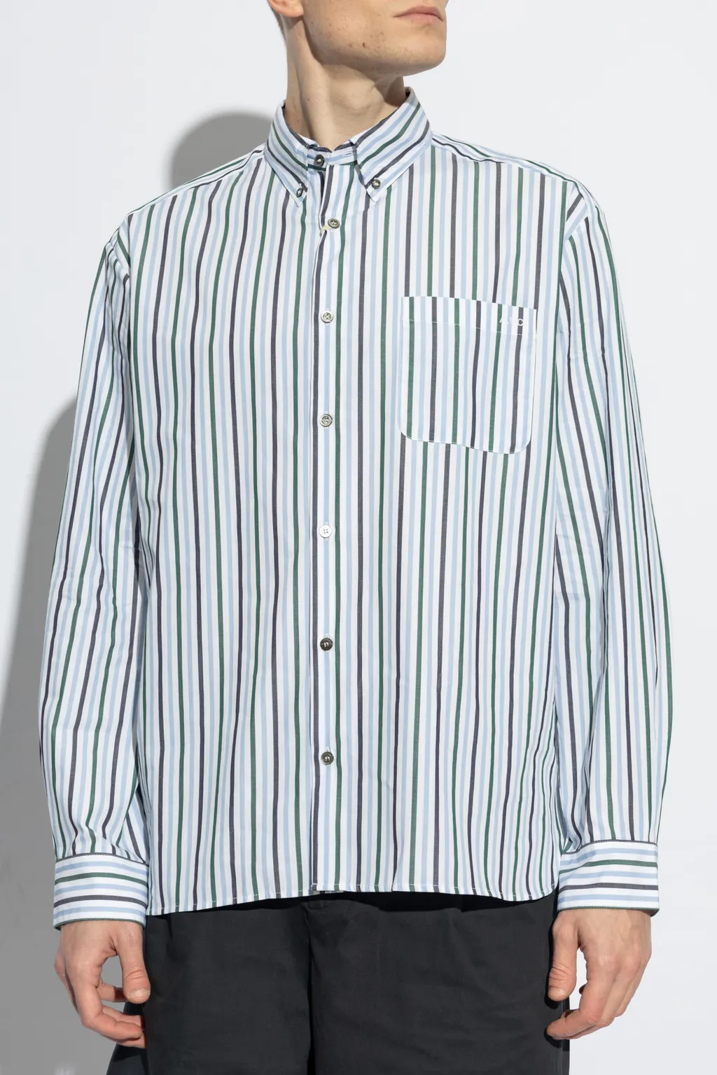 Striped Long-Sleeved Shirt