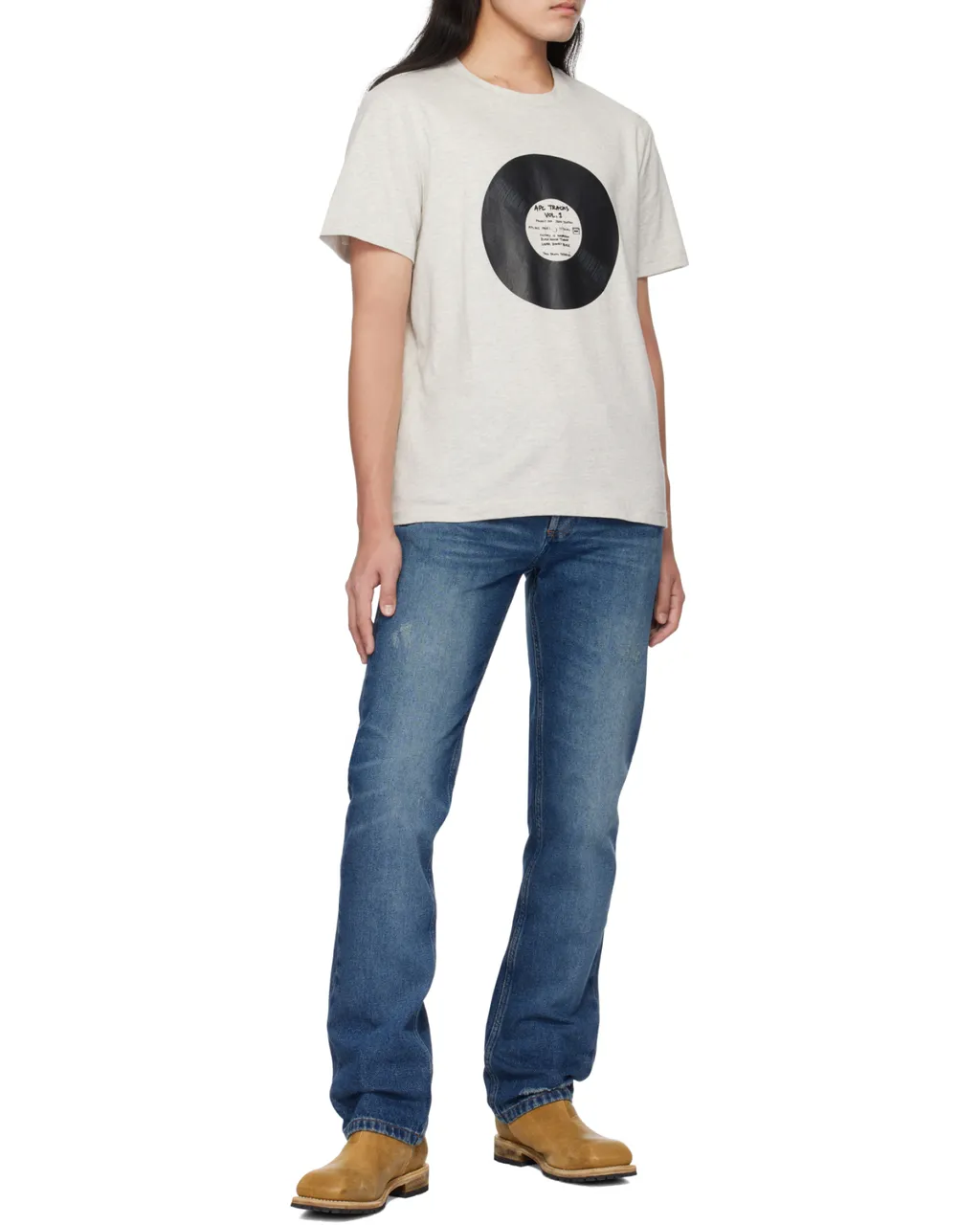 Vinyl Crewneck T-Shirt