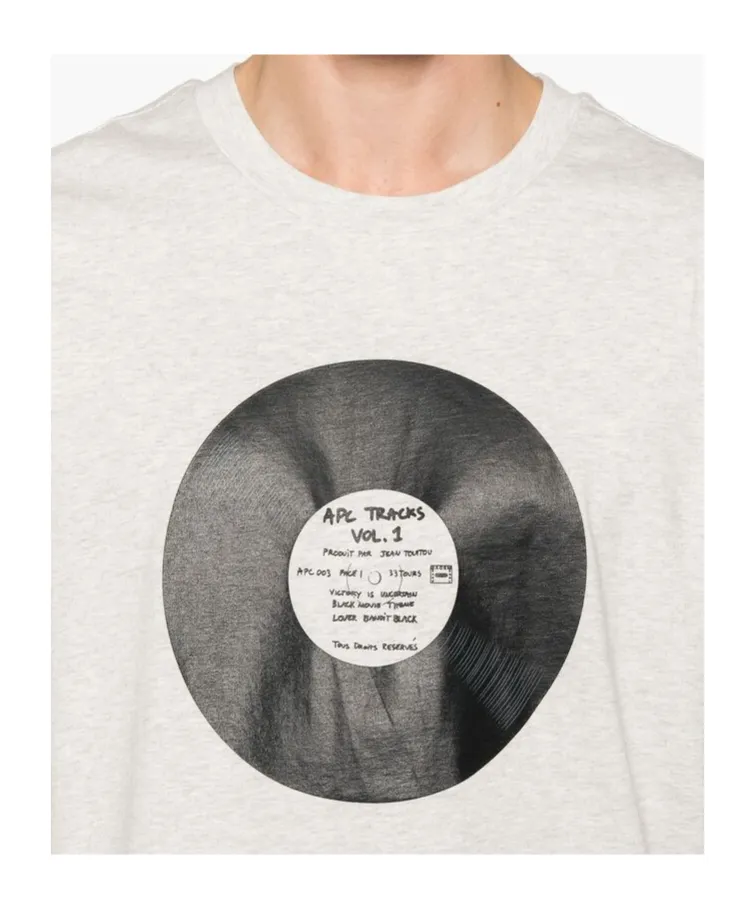 Vinyl Crewneck T-Shirt