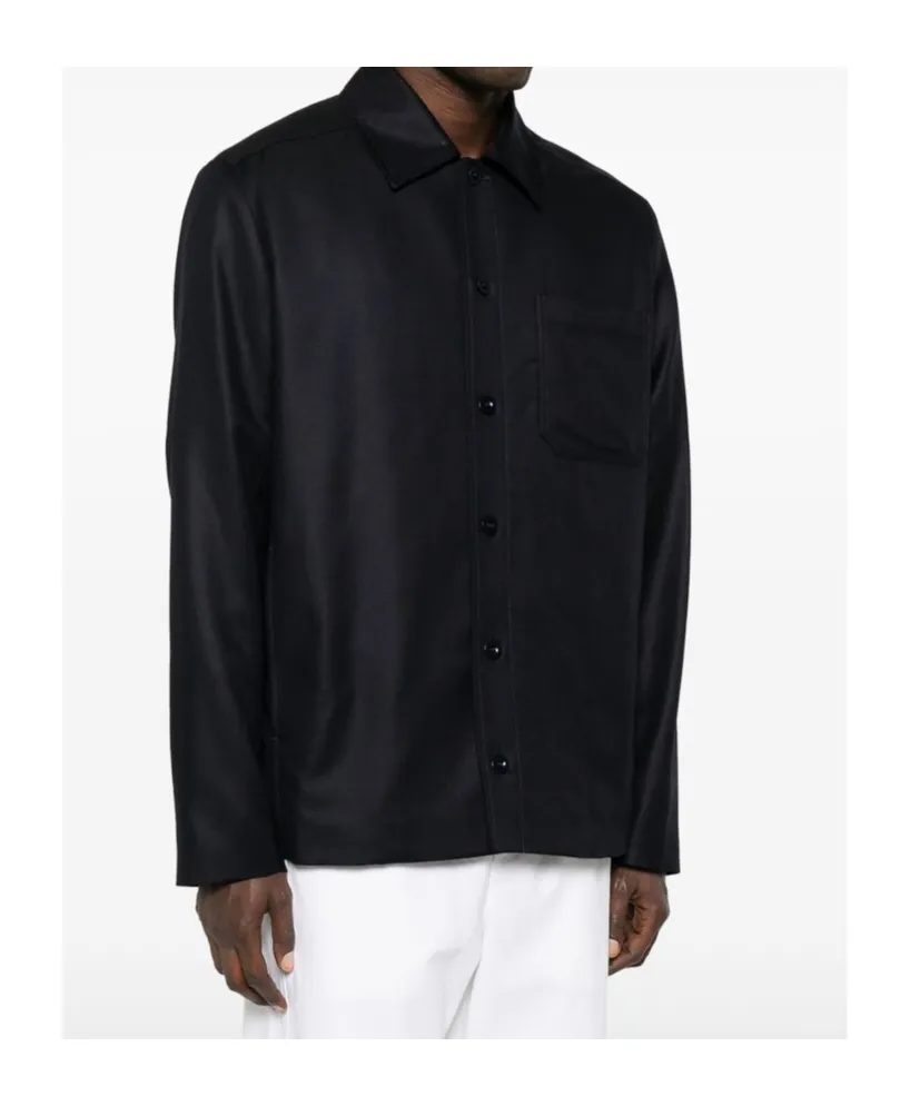 Jeffray Buttoned Shirt Jacket