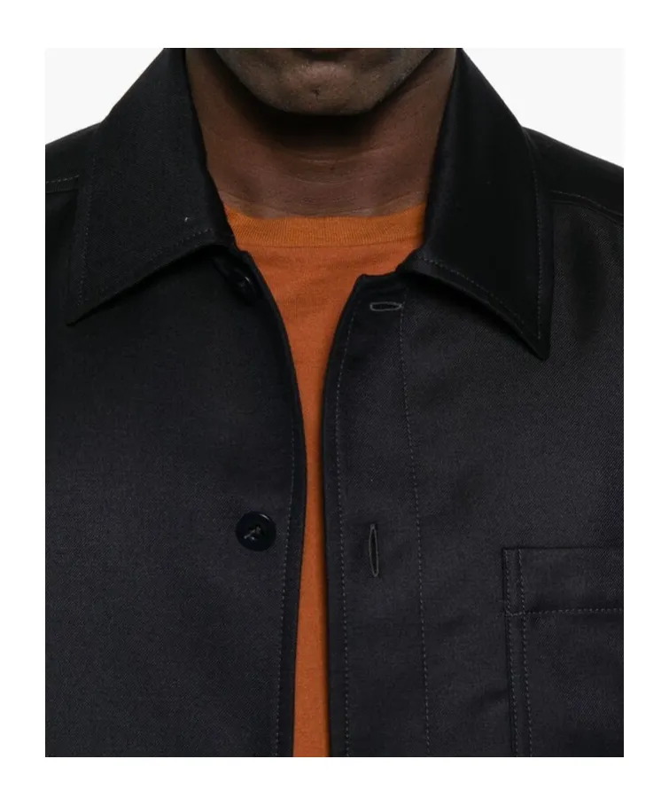 Jeffray Buttoned Shirt Jacket