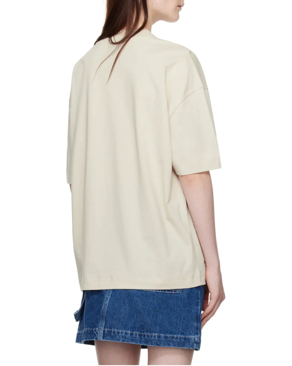 Crewneck Straight Hem T-Shirt