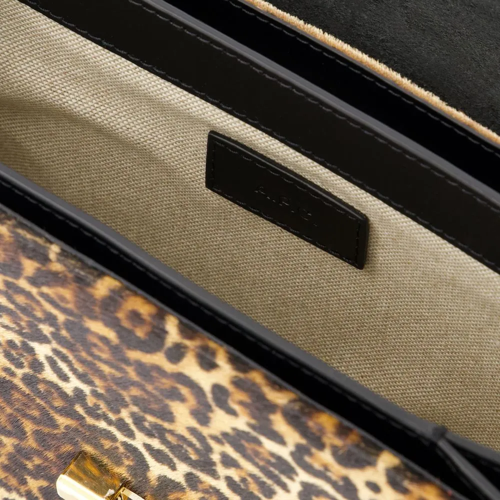 Leopard Printed Small Shoulder Bag