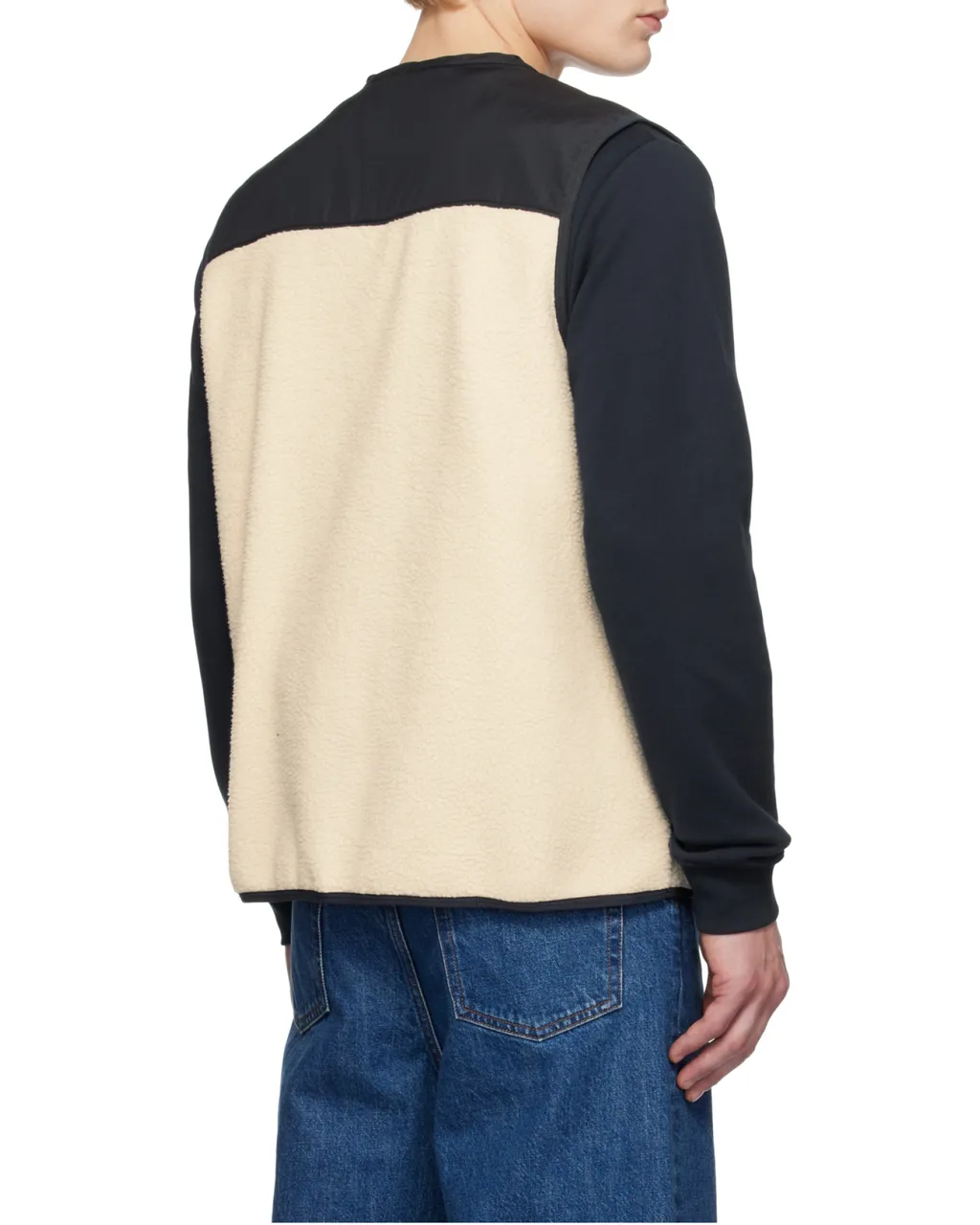 Faux-Shearling Vest