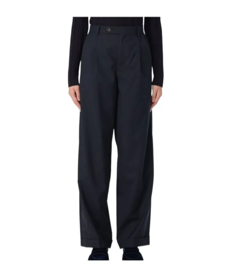 Belt-Loop Casual Pants