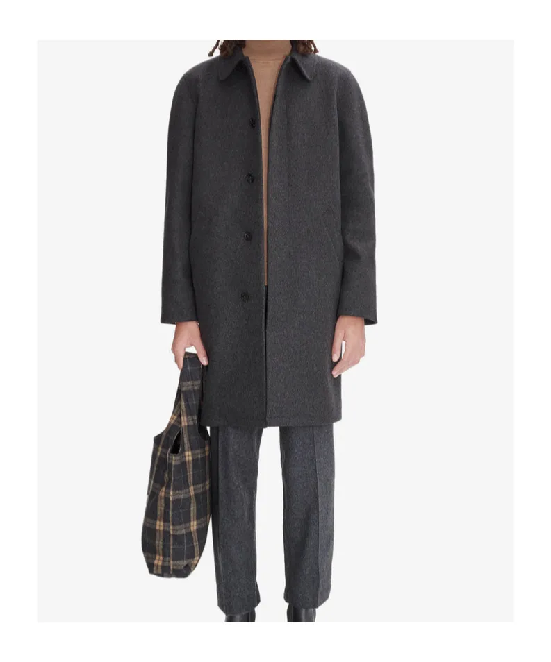 Welt-Pocket Wool-Blend Coat